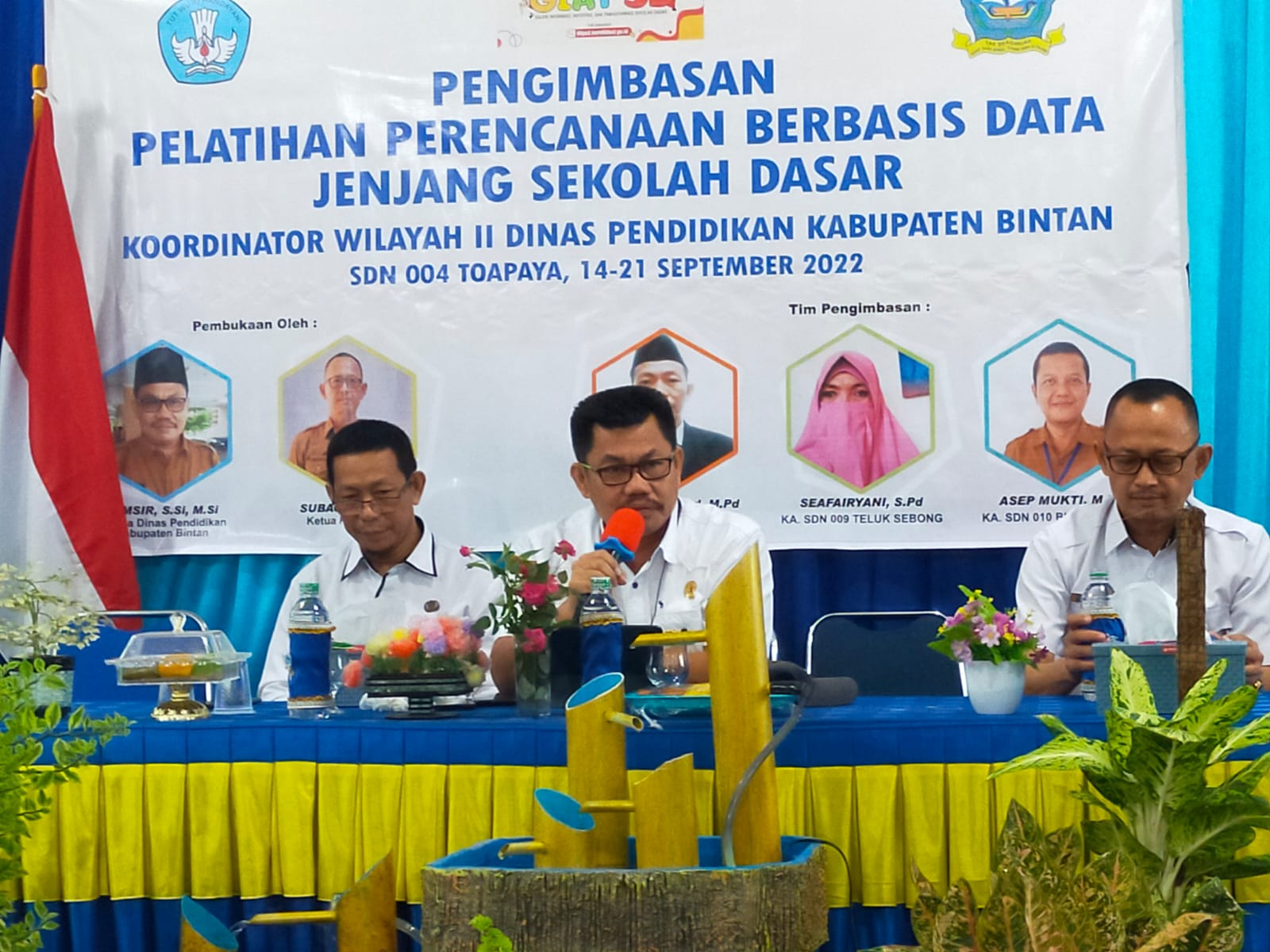 Dinas Pendidikan Kabupaten Bintan menyelenggarakan Workshop Perencanaan Berbasis Data jenjang Sekolah Dasar se Kabupaten Bintan