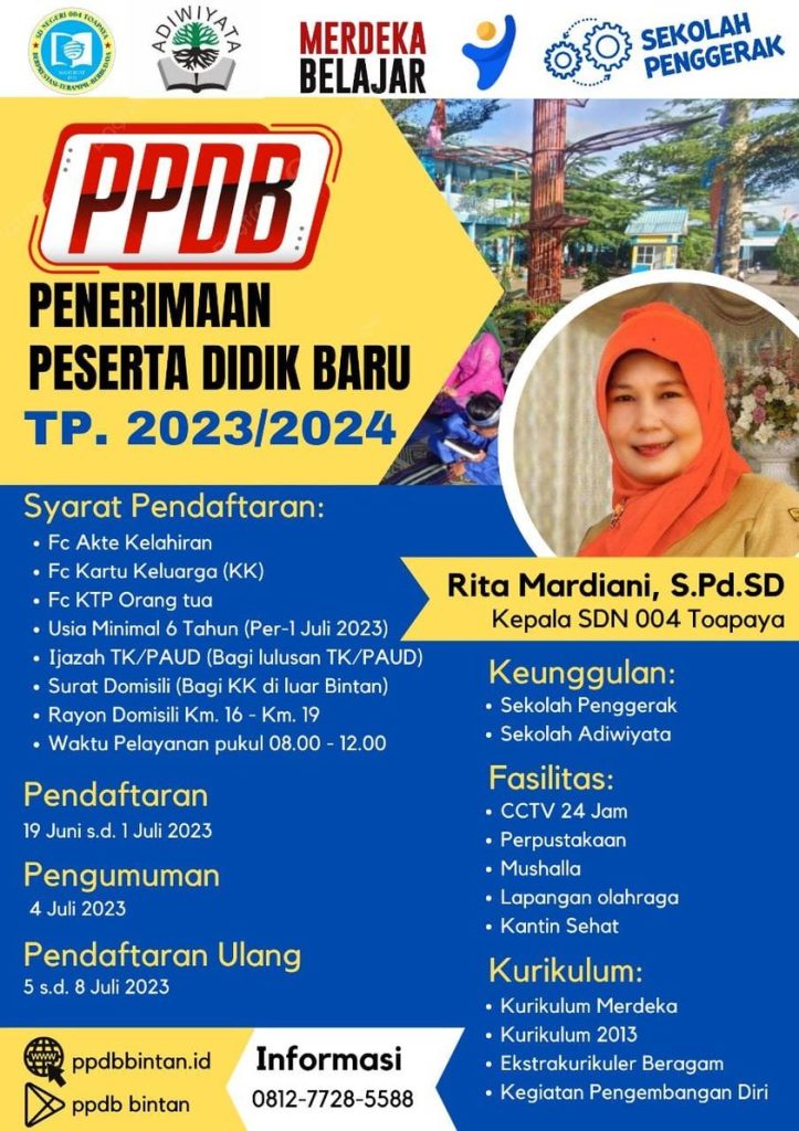 Infografis PPDB - Dinas Pendidikan Kabupaten Bintan